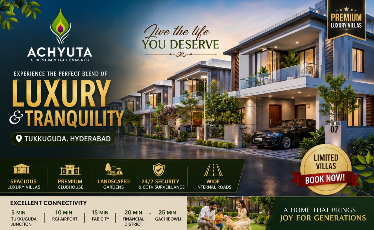 Achyutha Premium Villas master layout